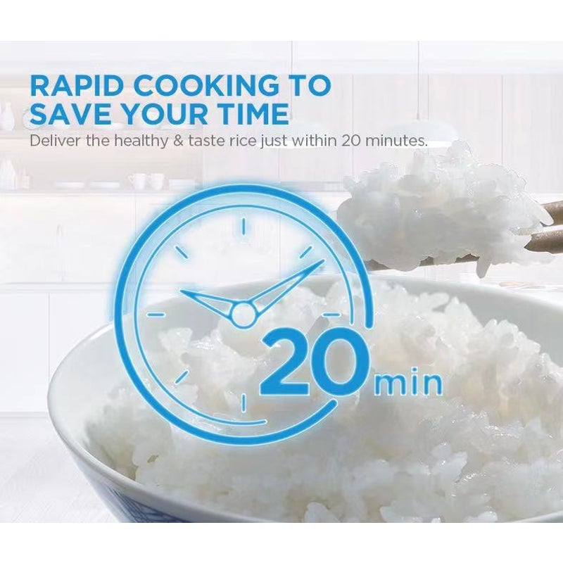 Midea Healthy Low Carb 12-hour keep warm Fast cook Rice Cooker