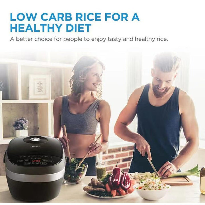 Midea Healthy Low Carb 12-hour keep warm Fast cook Rice Cooker