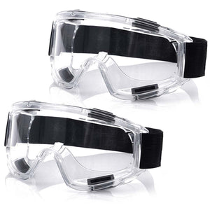 2X Clear Protective Eye Glasses Safety Windproof Lab Goggles Eyewear - Pop Up Life