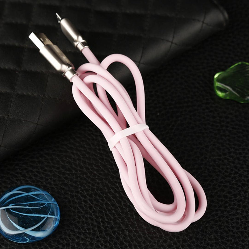 Android 1.5M Lightning Micro USB Data Sync Charger Cable Cord Samsung White - Pop Up Life