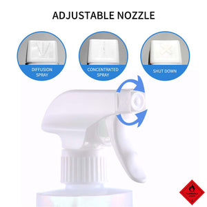 2X 500ml Standard Grade Disinfectant Anti-Bacterial Alcohol Spray Bottle - Pop Up Life