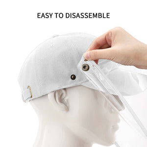 10X Outdoor Protection Hat Anti-Fog Pollution Dust Protective Cap Full Face HD Shield Cover Adult White - Pop Up Life