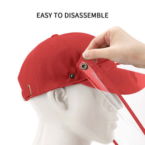 4X Outdoor Protection Hat Anti-Fog Pollution Dust Protective Cap Full Face HD Shield Cover Kids Red - Pop Up Life
