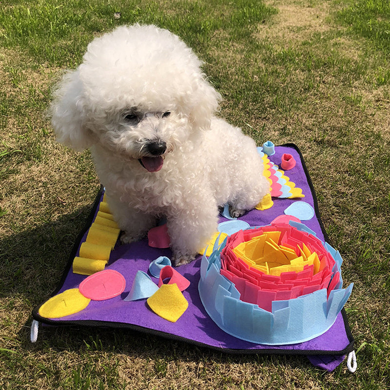 Pet Sniffing Pad Training Blanket Feeding Mat Dog Foraging Skills Toys Pet Activity Training Blanket - Pop Up Life