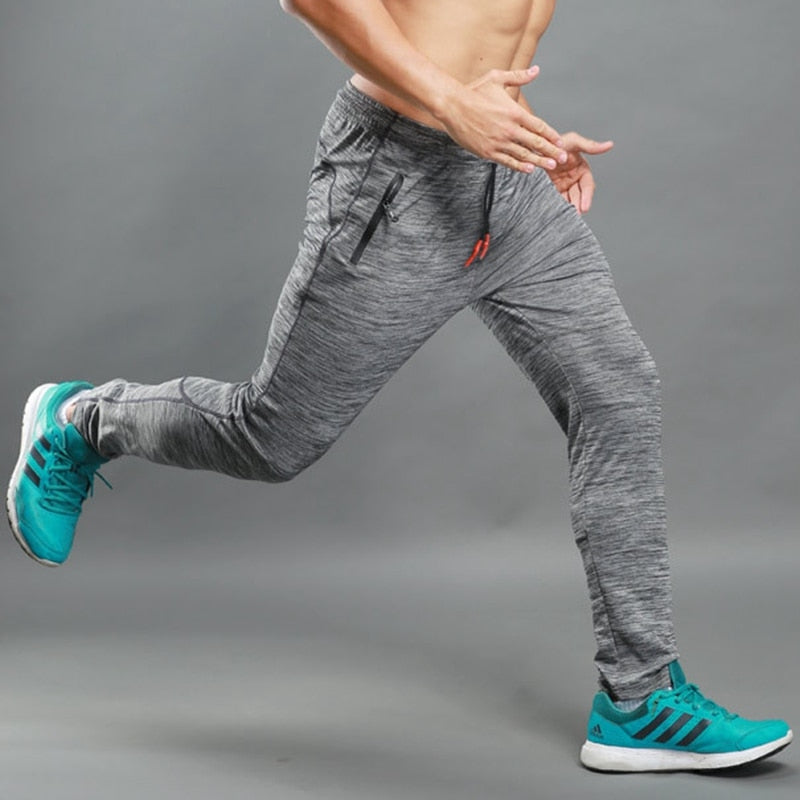 Summer Fitness Sport Pants Men Elastic Breathable Sweat Pants Running Training Pants Gym Basketball Trousers - Pop Up Life