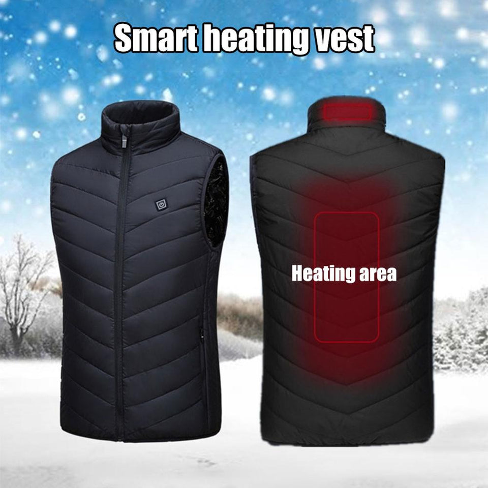 Heating Vest Washable Usb Charging Heating Warm Vest Control Temperature Outdoor Camping Hiking Golf (Without Battery) - Pop Up Life