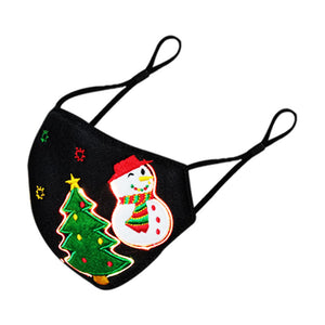 Christmas Party Mask Breathable Earloop Glowing Mask - Pop Up Life