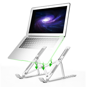 N3 Adjustable Laptop Bracket Holder Stand Computer Notebook Stand with Silicone Non-slip Pad - Pop Up Life