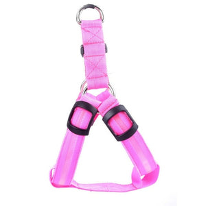 Nylon Pet Safety LED Harness Dog Product Flashing Light Harness Dog Harness Leash Rope Belt - Pop Up Life