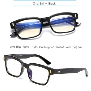 Blue Light Glasses Frame Men Computer Glasses Gaming Nerd Anti Blue Rays Optical Prescription Myopia Polarized Sunglasses - Pop Up Life