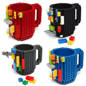 Lego Type Building Blocks Coffee Cup - Pop Up Life