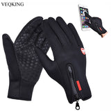 Touch Screen Windproof Outdoor Sport Gloves Men Women Winter Fleece Thermal Warm Running Gloves,Anti-slip Cycling Gloves - Pop Up Life