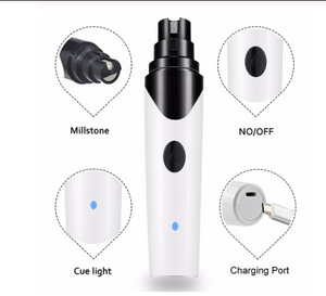 Rechargeable Nails Dog Cat Care Grooming USB Electric Pet Dog Nail Grinder Trimmer Clipper Pets Paws Nail Cutter - Pop Up Life
