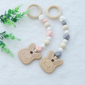 Baby Rattle Wooden Toy - Pop Up Life