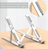 N3 Adjustable Laptop Bracket Holder Stand Computer Notebook Stand with Silicone Non-slip Pad - Pop Up Life