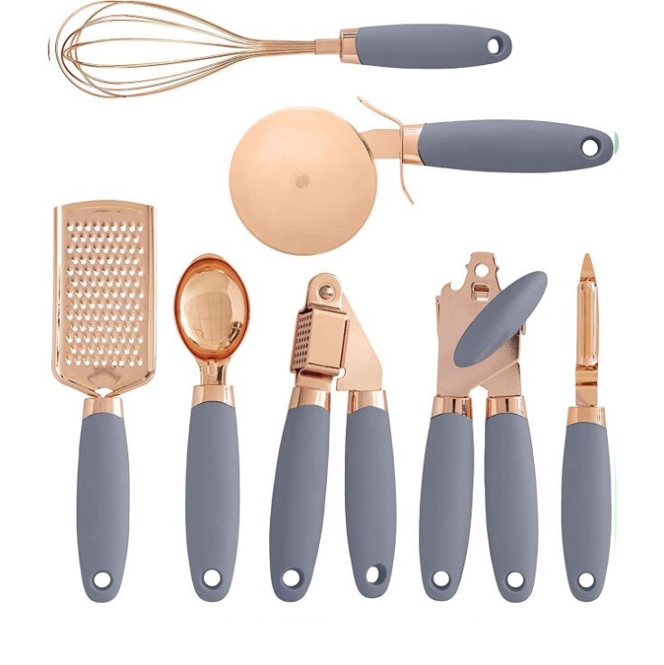 7pcs Copper Coated Stainless Steel Kitchen Utensils - Pop Up Life