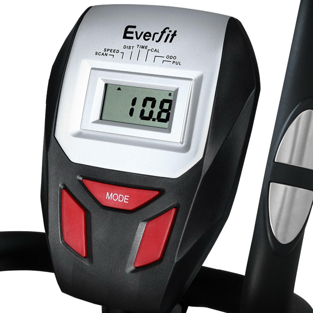 Everfit Elliptical Cross Trainer Exercise Bike Fitness Equipment Home Gym Black - Pop Up Life