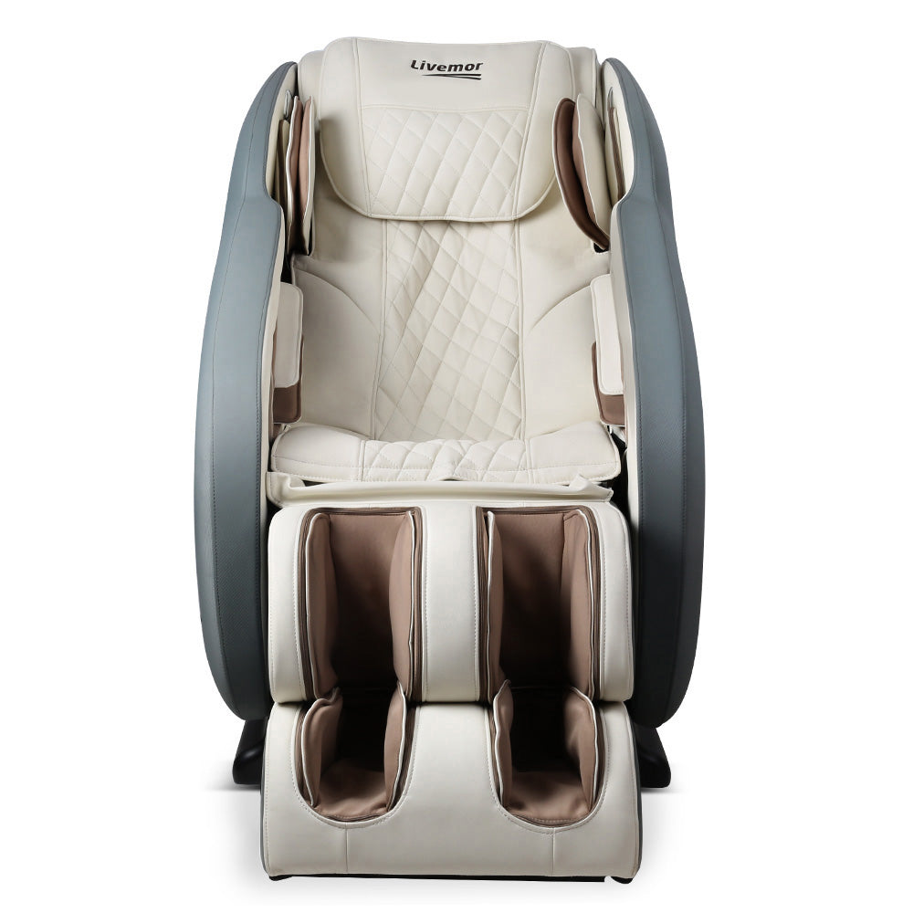 Livemor Massage Chair Electric Recliner Shiatsu Zero Gravity Head Massager