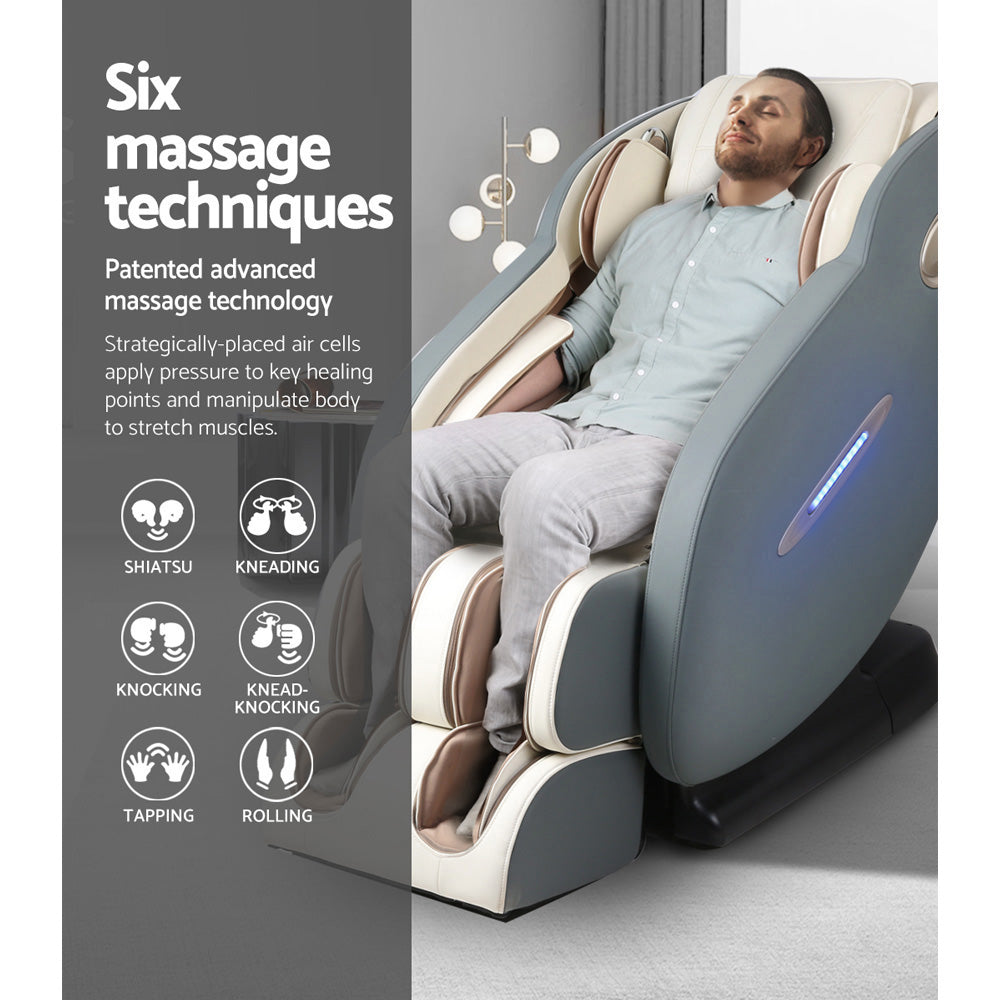 Livemor Massage Chair Electric Recliner Shiatsu Zero Gravity Head Massager