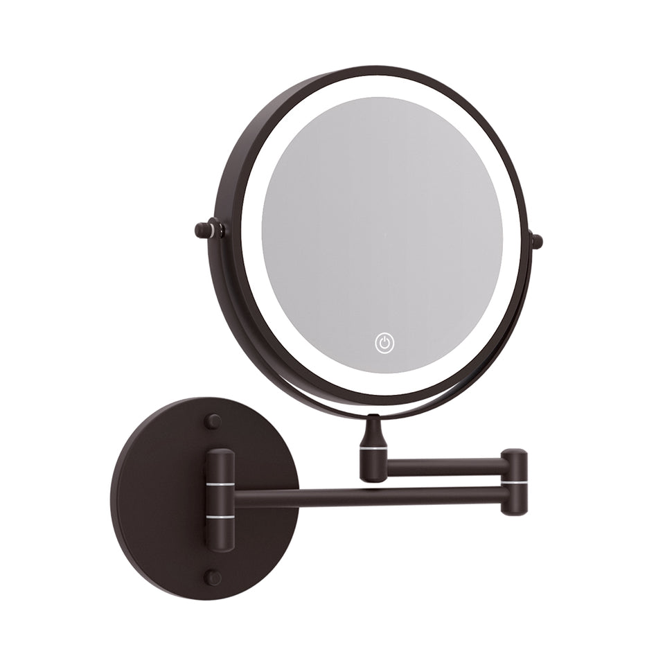 Embellir Extendable Makeup Mirror 10X Magnifying Double-Sided Bathroom Mirror BR