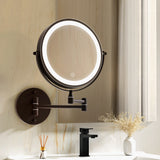 Embellir Extendable Makeup Mirror 10X Magnifying Double-Sided Bathroom Mirror BR