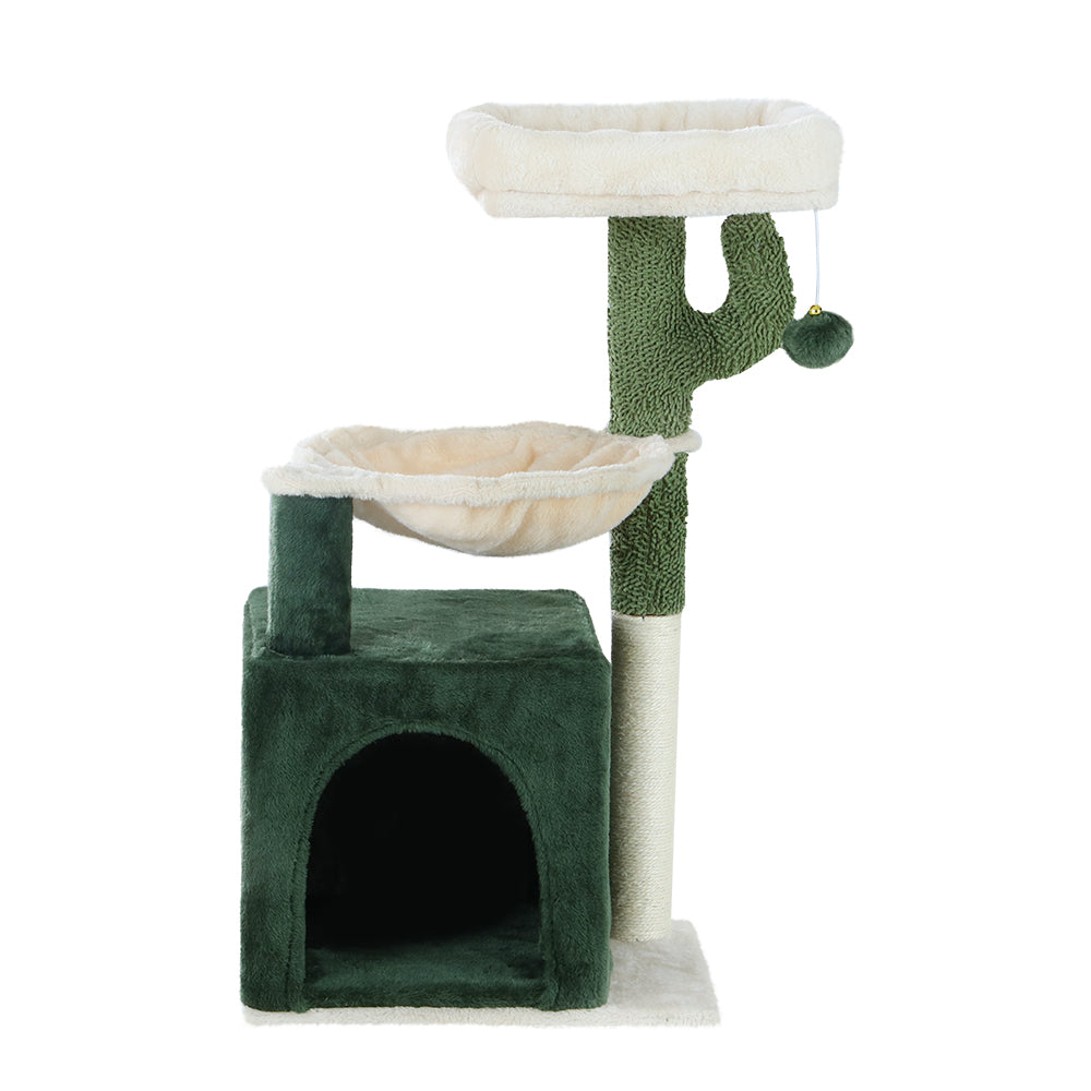 i.Pet Cat Tree Tower Scratching Post Scratcher Wood Condo Bed Toys House 78cm