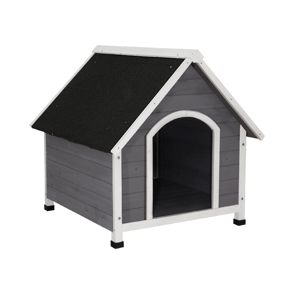 i.Pet Dog Kennel House Wooden Outdoor Indoor Puppy Pet House Weatherproof Large