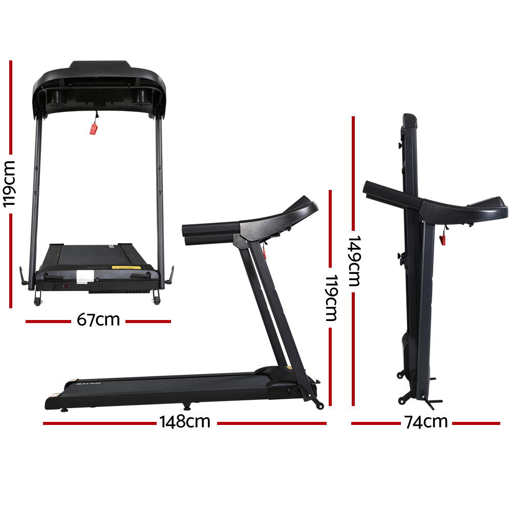 OVICX Electric Treadmill Home Gym Exercise Machine Fitness Equipment Compact - Pop Up Life