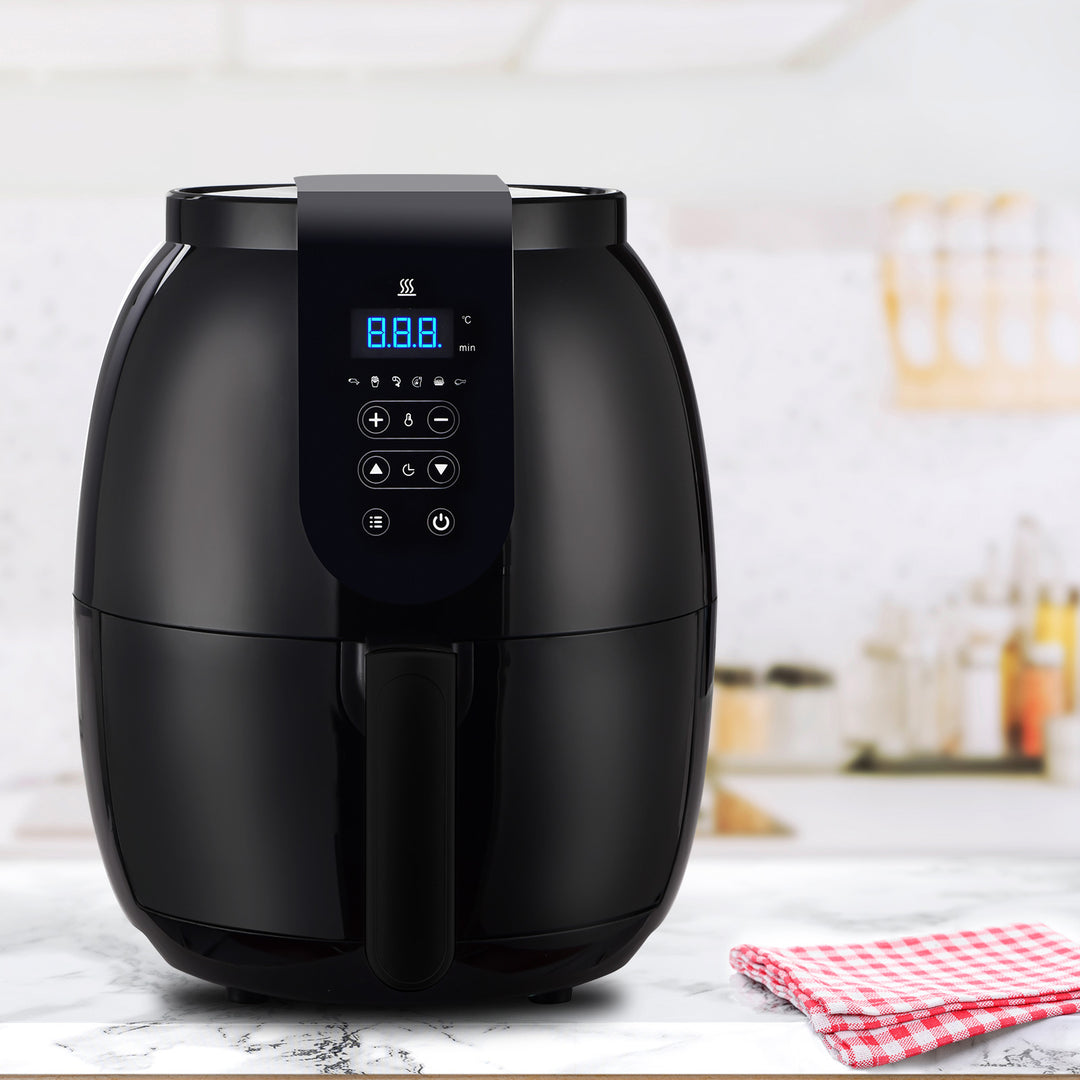 Kitchen Couture 3.5 Litre Digital Display Black Air Fryer Oil Free Cooking