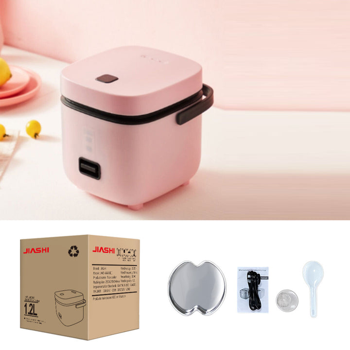 1.2L Mini Rice Cooker Travel Small Non-stick Pot For Cooking Soup Rice