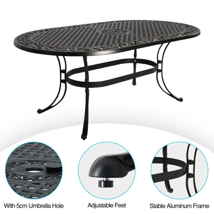 Fiji Oval Outdoor Dining Table