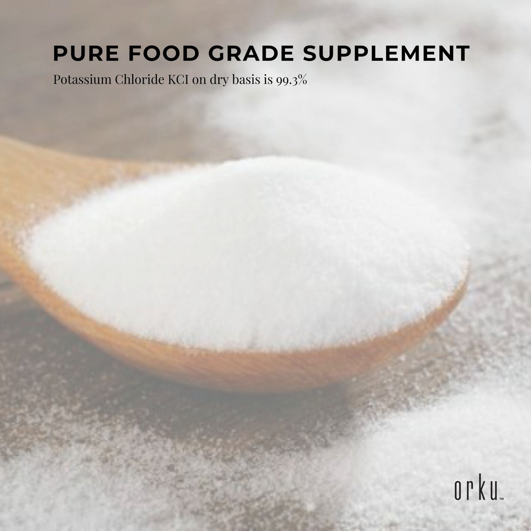 5Kg Potassium Chloride Powder - Pure E508 Food Grade Salt Substitute Supplement