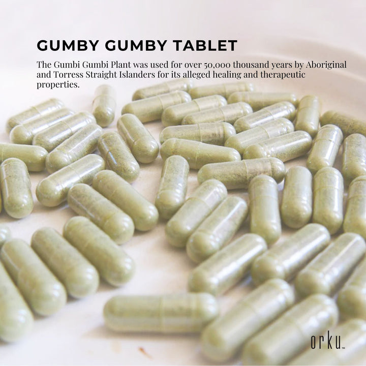 100x Gumby Gumby Capsules Tablet Gumbi Aboriginal Plant Pittosporum Angustifolum