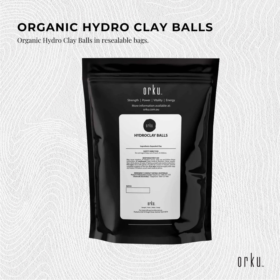 1L Hydro Clay Balls - Organic Premium Hydroponic Expanded Plant Growing Medium