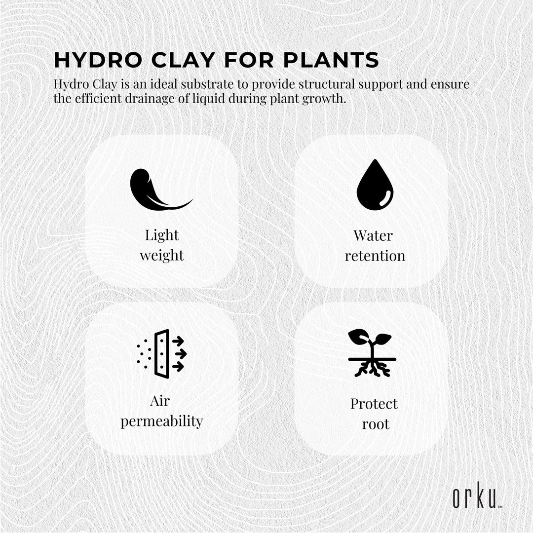 5L Hydro Clay Balls - Organic Premium Hydroponic Expanded Plant Growing Medium