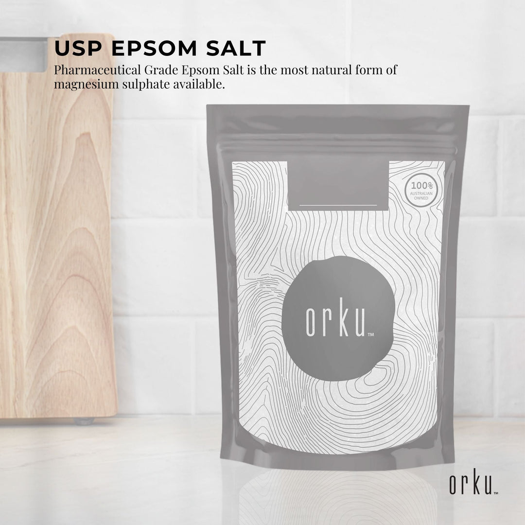 100g USP Epsom Salt Pharmaceutical Grade - Magnesium Sulfate Body Bath Salts