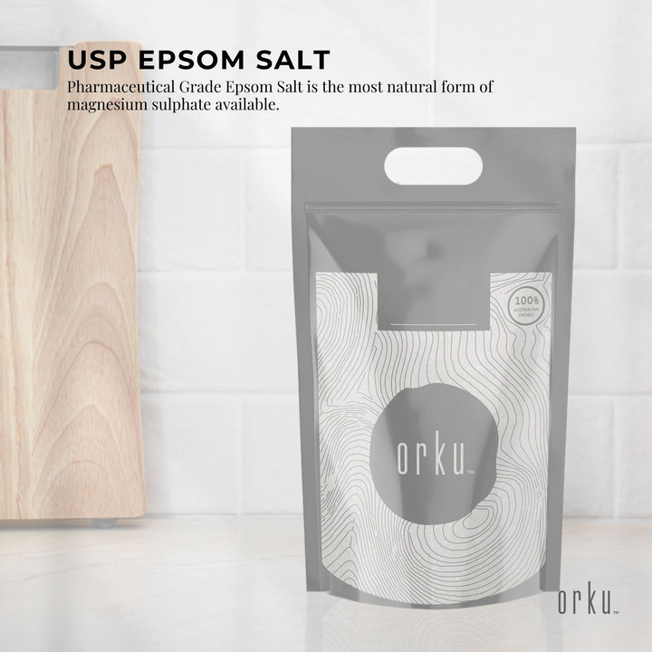 5kg USP Epsom Salt Pharmaceutical Grade - Magnesium Sulfate Body Bath Salts