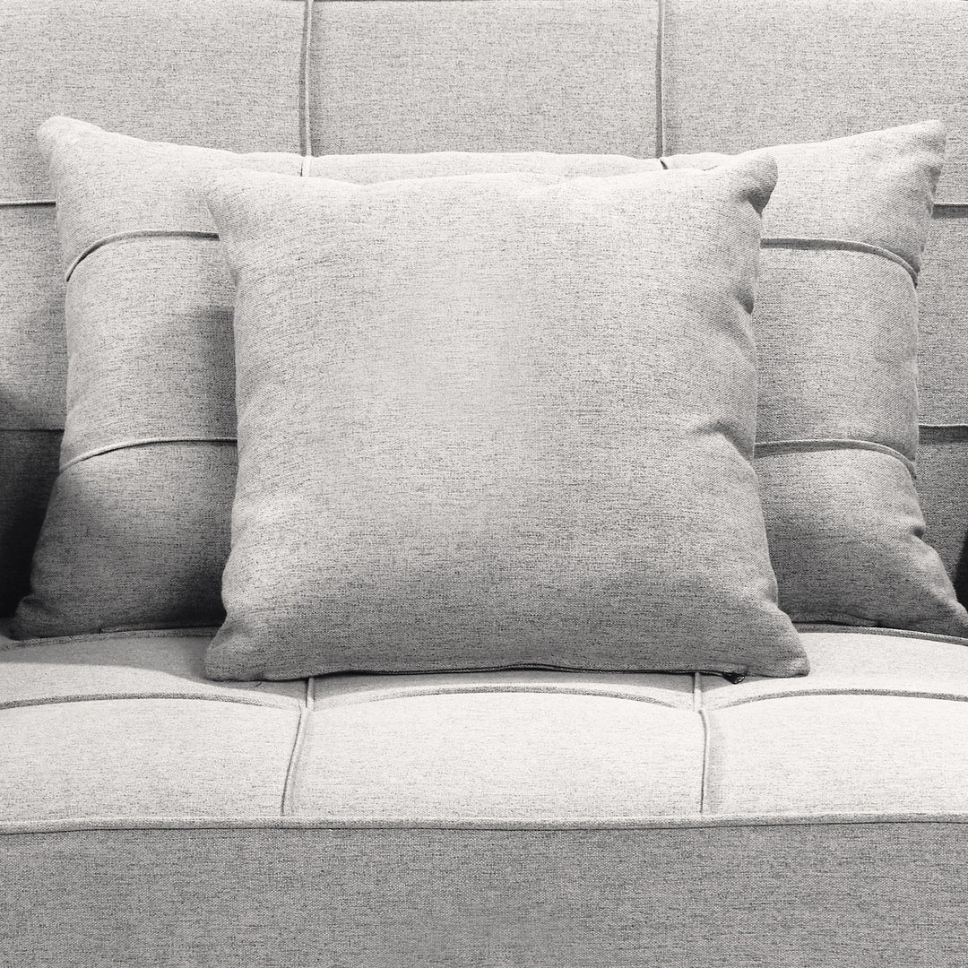 Sarantino Suri 3-in-1 Convertible Sofa Chair Bed Lounger - Light Grey