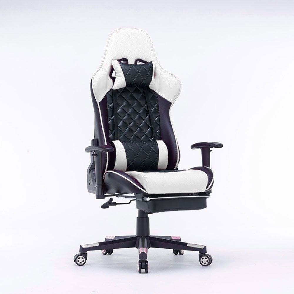 Gaming Chair Ergono Black REdmic Racing chair 165° Reclining Gaming Seat 3D Armrest Footrest