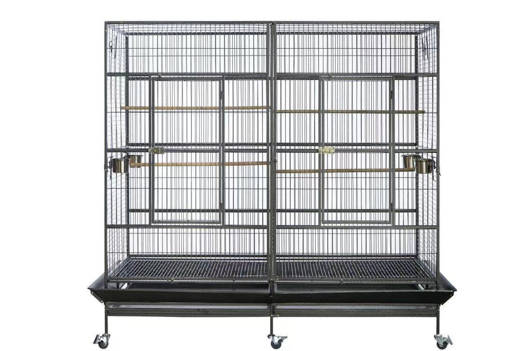 YES4PETS XXXL 195 cm Bird Cage Pet Parrot Aviary  Perch Castor Wheel