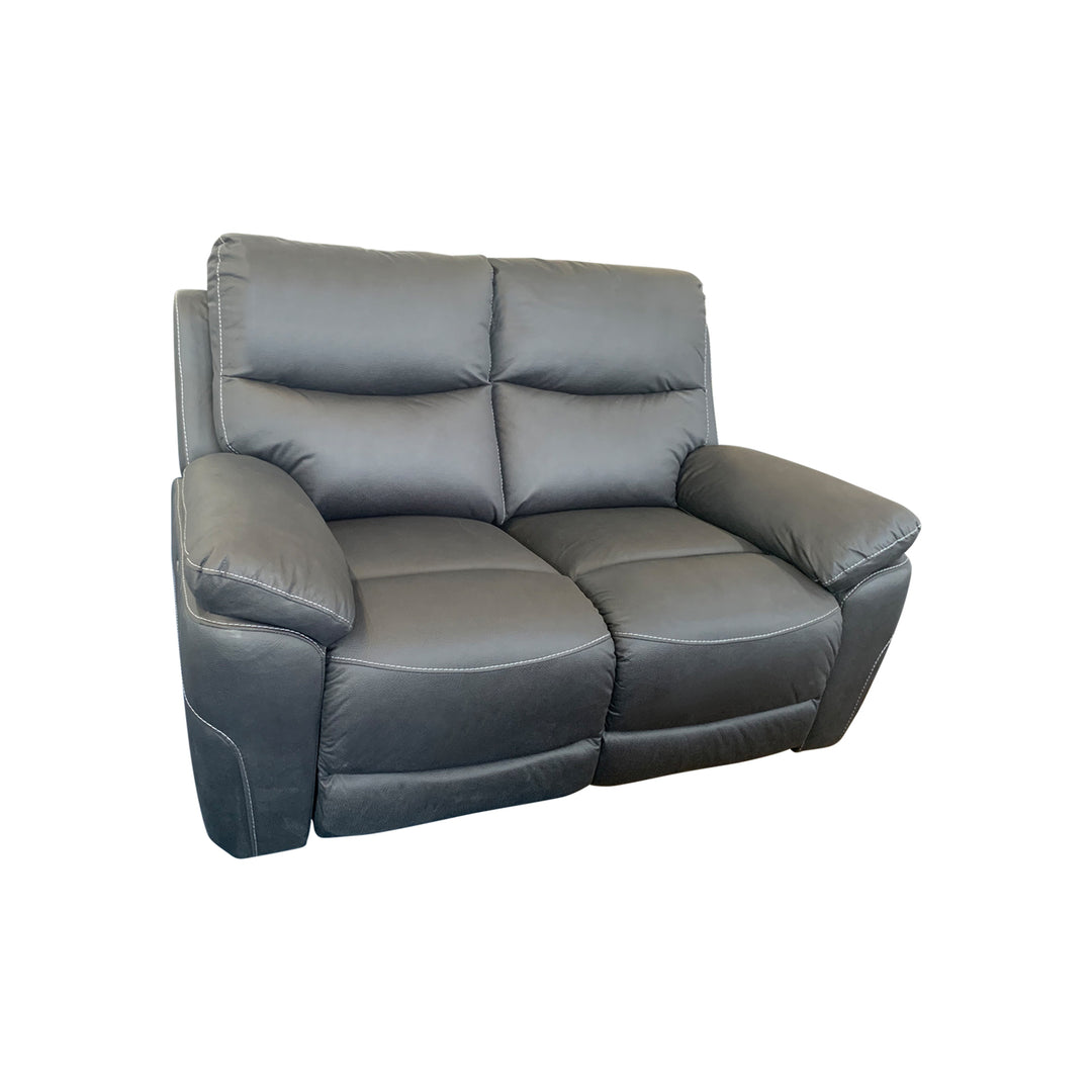 Finlay Charcoal 3R+2R+1R Finest Fabric Electric Recliner Feature Multi Positions Ultra Cushioned USB Outlets