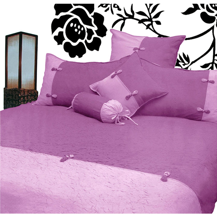 Phase 2 Scrunchie Orchid Quilt Cover Set KING