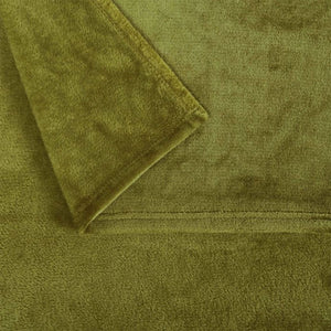 Accessorize Super Soft Blanket Single Size 160 x 240 cm Moss Green