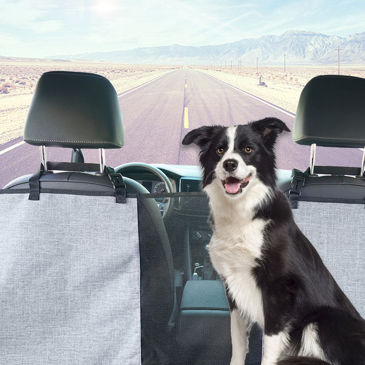 Ondoing Cargo Pet Car Boot Back Seat Cover Rear Dog Waterproof Protector Liner Mat Pad Grey