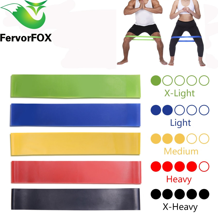 Colors Resistance Rubber Fitness Bands - Pop Up Life